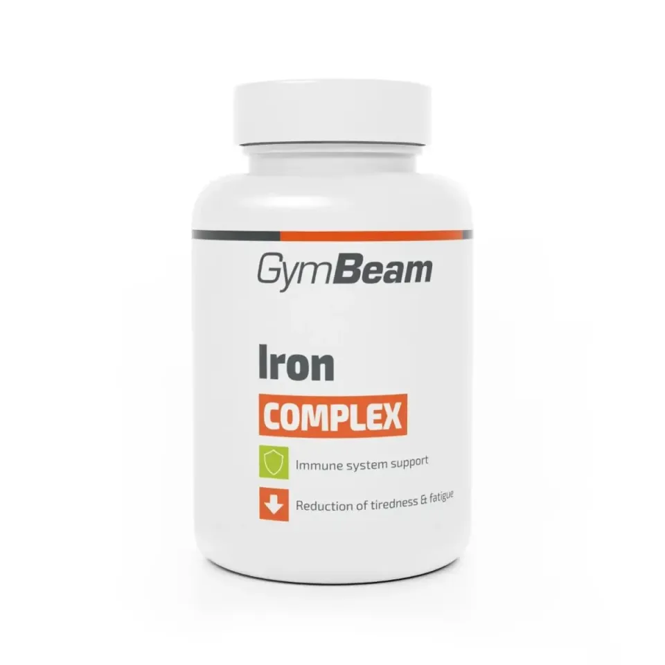 GymBeam Iron Complex Eisen Kapseln 120 Caps mit Vitamin C