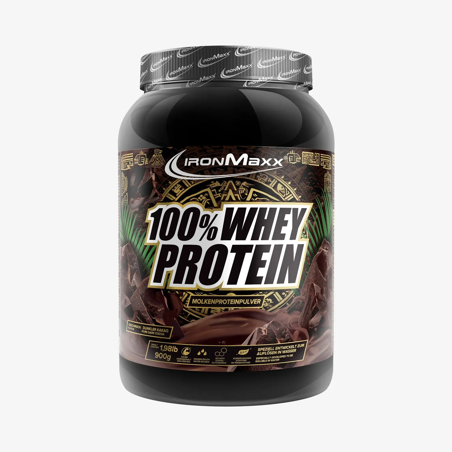 IronMaxx 100% Whey Protein Pulver 900g Dark Cocoa
