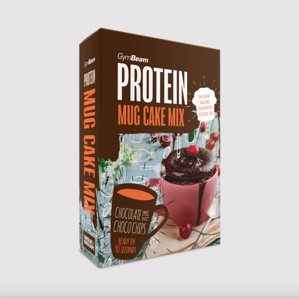 GymBeam Protein Mug Cake Mix 500g Chocolate Choco Chips