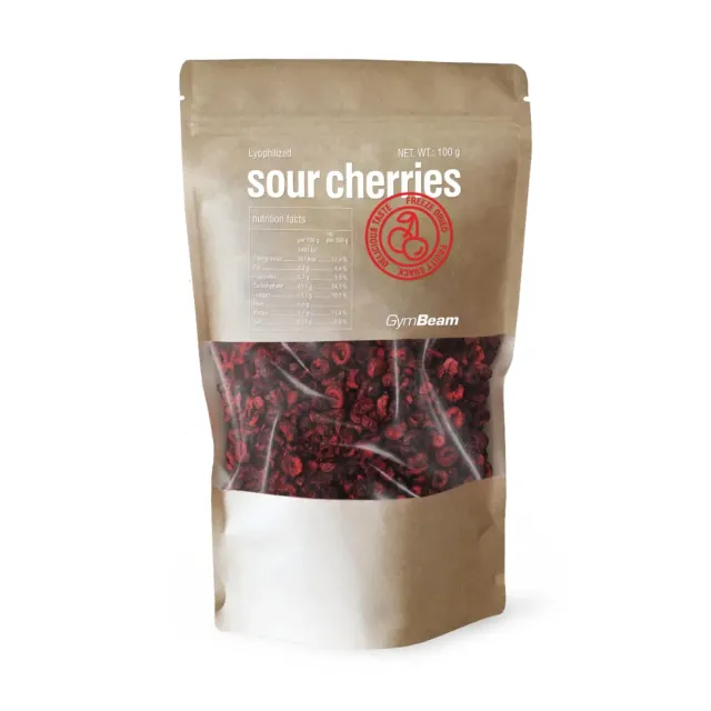 GymBeam Sauerkirschen gefriergetrocknet 100 g Snack