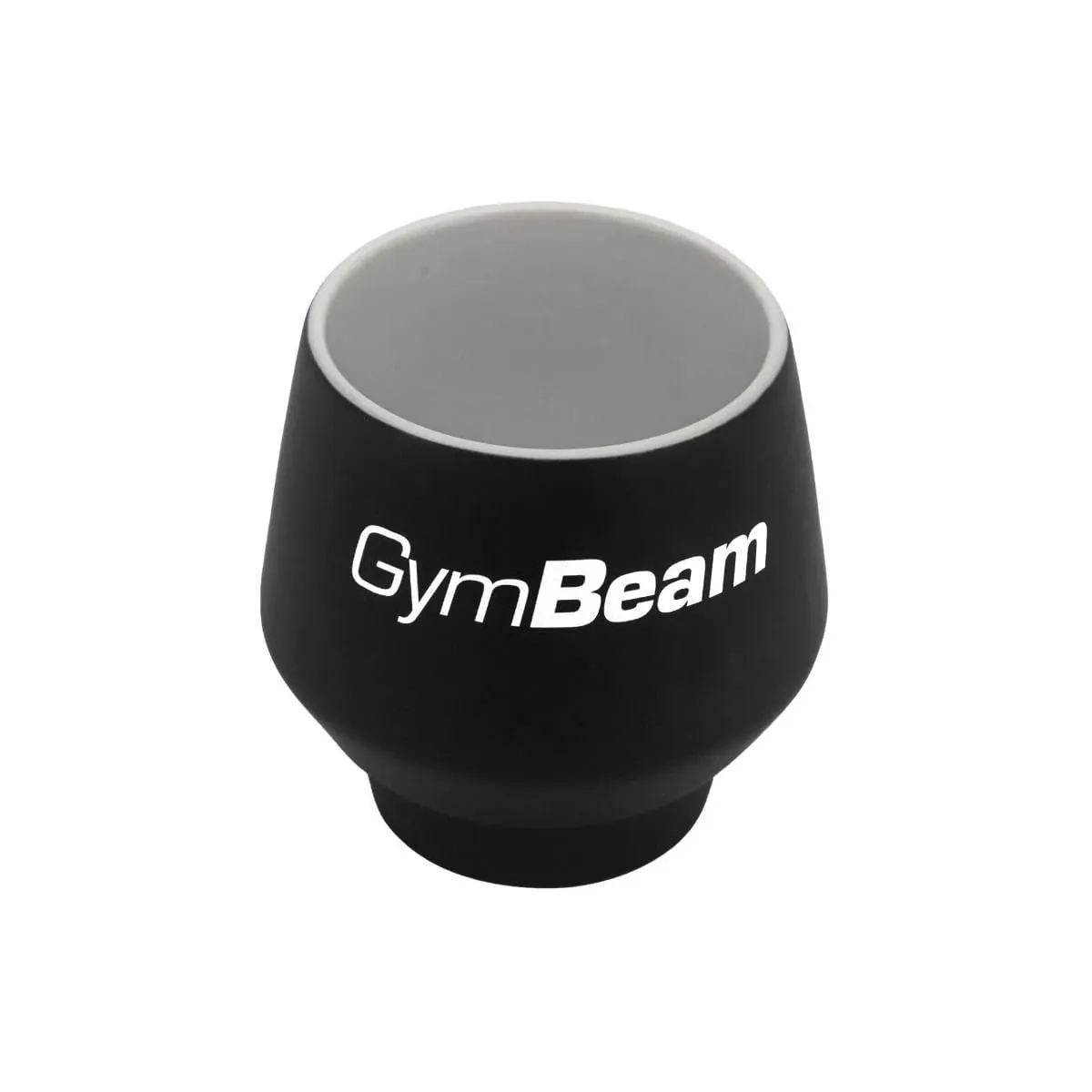 GymBeam Cappuccino Tasse Keramiktasse mit Untertasse matt