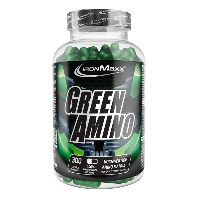 IronMaxx Green Amino EAA Kapseln 300 Caps vegan?