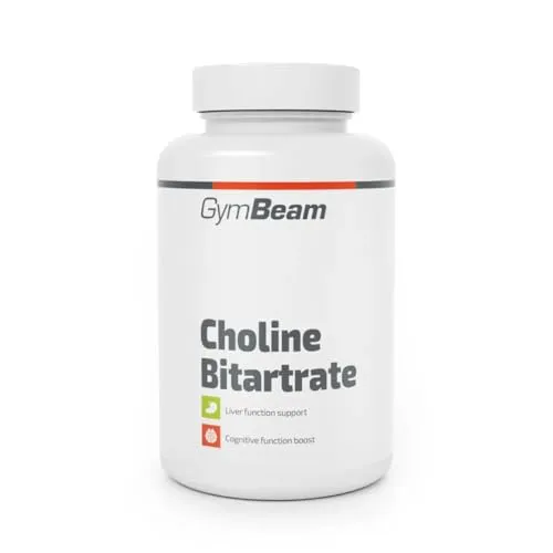 GymBeam Cholin Kapseln 500mg Cholinbitartrat 120 St Leber