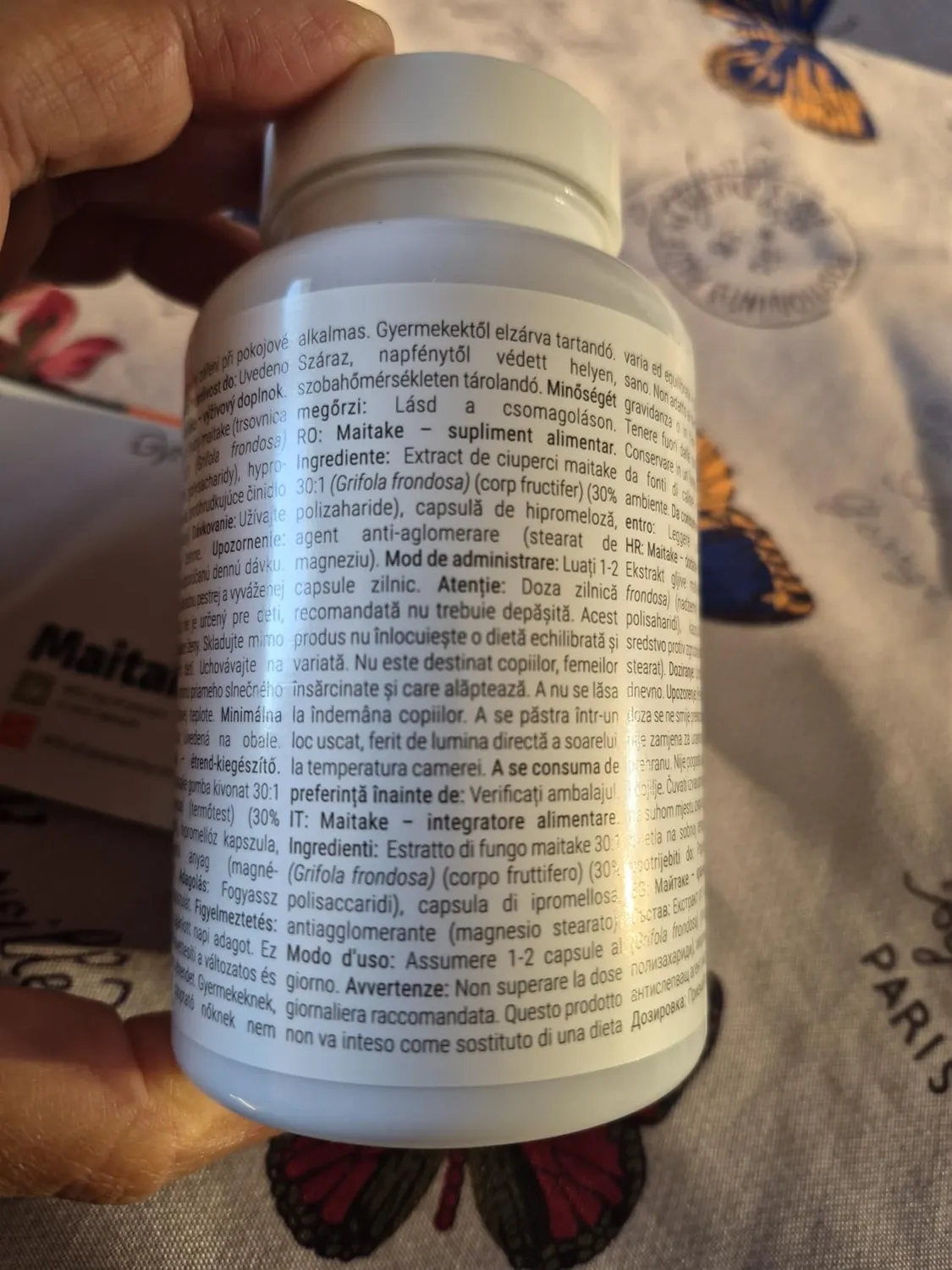 GymBeam Maitake Kapseln Grifola Frondosa Polysaccharide