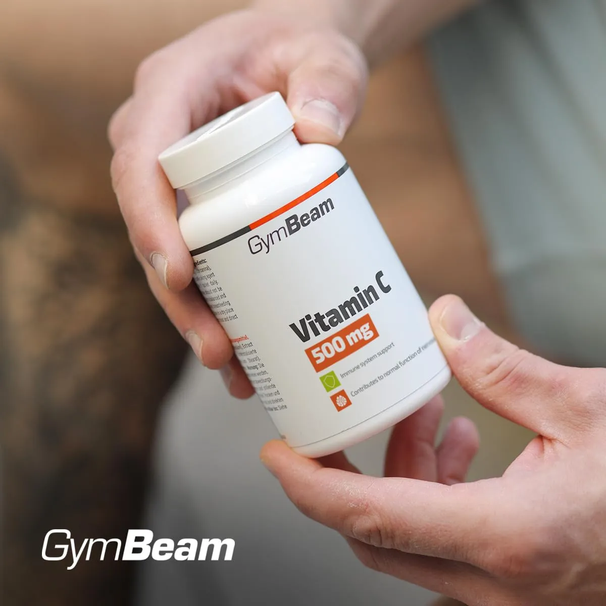GymBeam Vitamin C 500 mg Kapseln 120 Stk hochdosiert