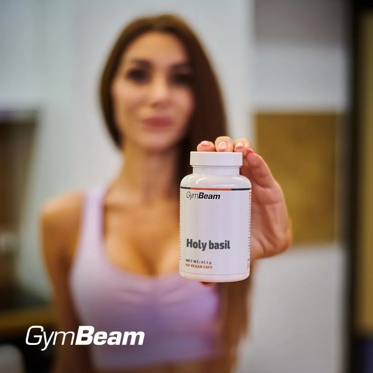 GymBeam Heiliges Basilikum Kapseln 90 Caps Tulsi