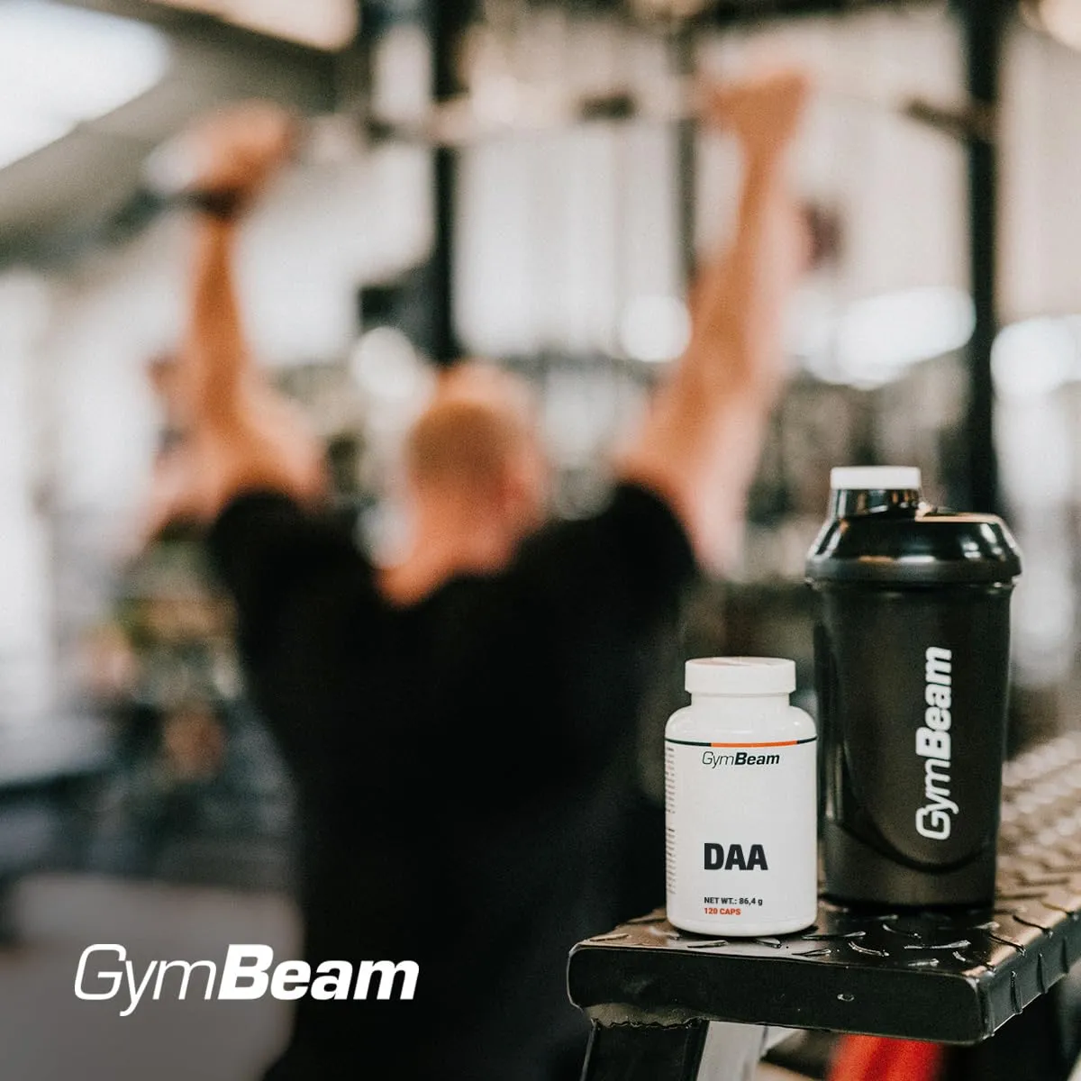 GymBeam D-Asparaginsäure Kapseln 120 Kapseln Testosteron-Booster