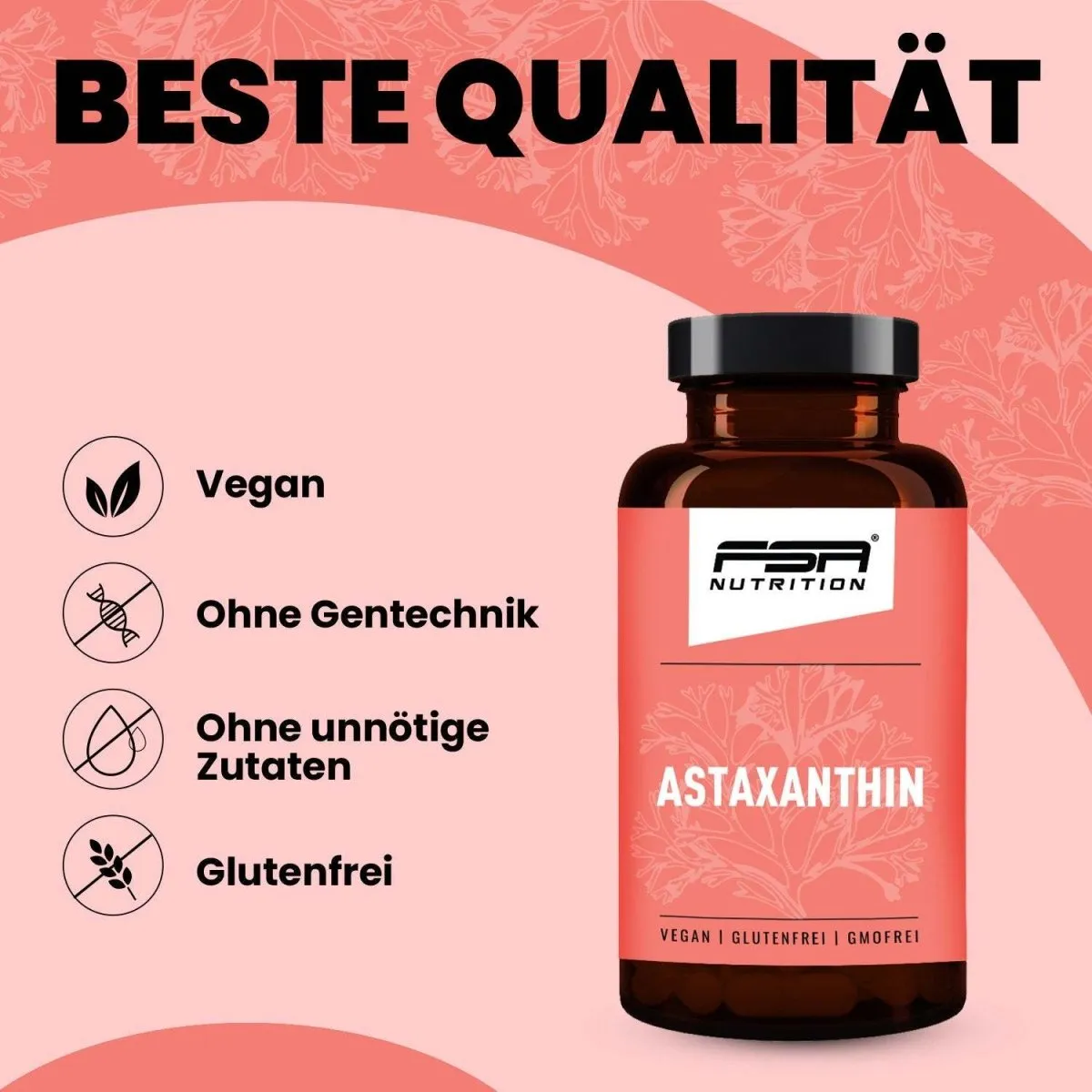 FSA Nutrition Astaxanthin Kapseln 8 mg hochdosiert