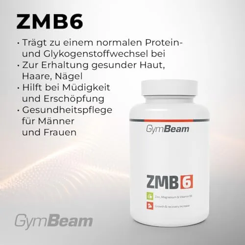 GymBeam ZMB6 Komplex Tabletten 60 Caps vegan