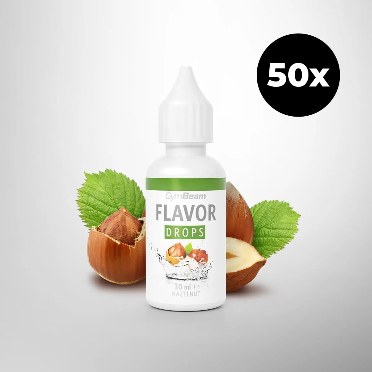 GymBeam Flavor Drops Haselnuss 30 ml zuckerfrei