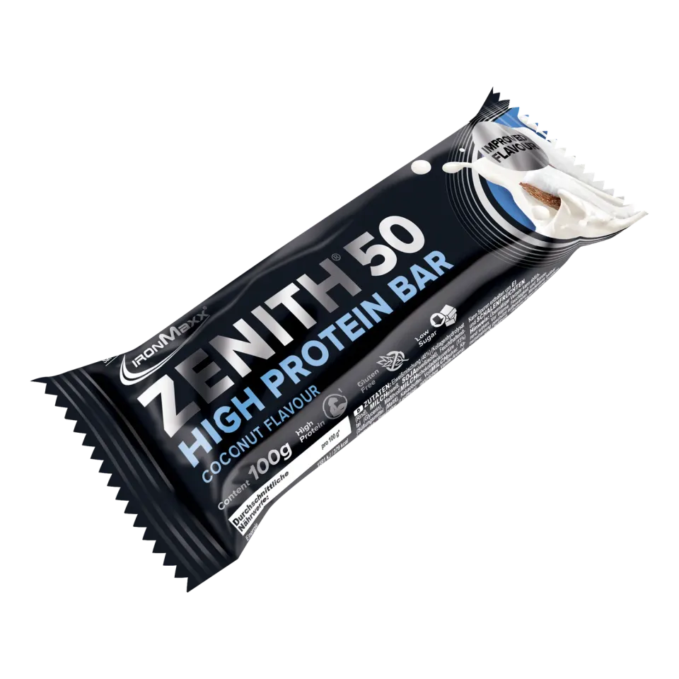 IronMaxx Zenith 50 Proteinriegel 100g Kokosnuss