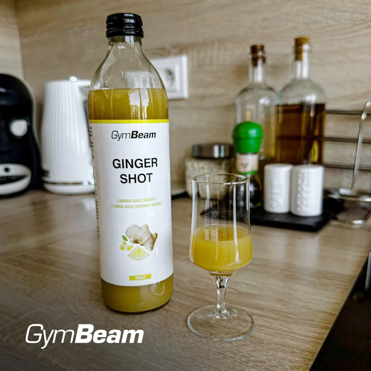 GymBeam Ingwer Shot Getränk 500 ml scharf