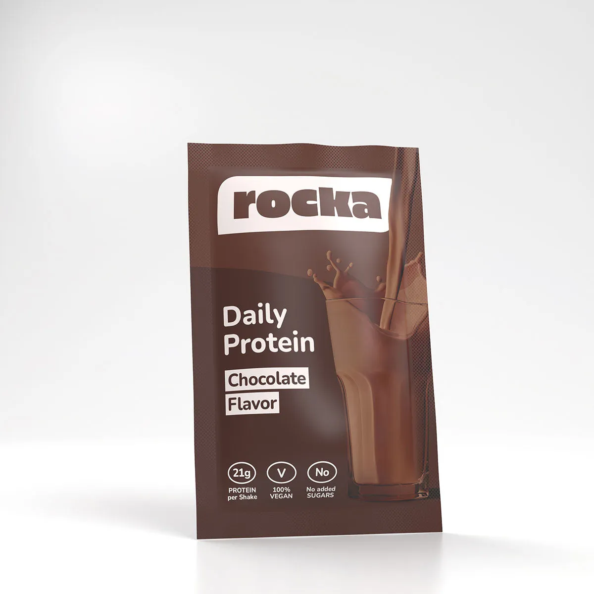 Rocka Nutrition Daily Protein Probe Chocolate 30 g cremig