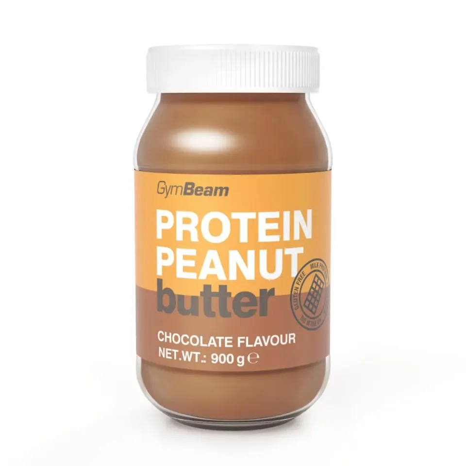 GymBeam Protein-Erdnussbutter 900 g Schokolade zuckerfrei