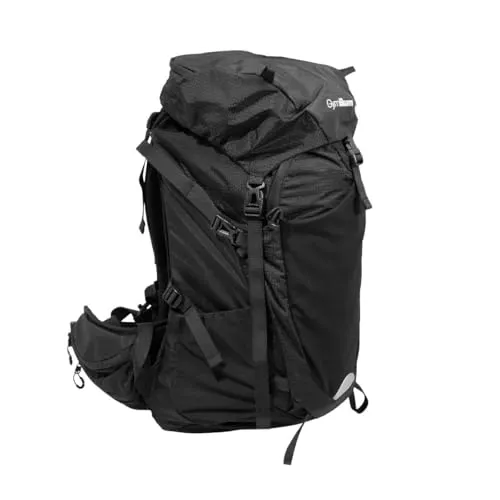 GymBeam Hiking Backpack 40L Rucksack mit Regenjacke