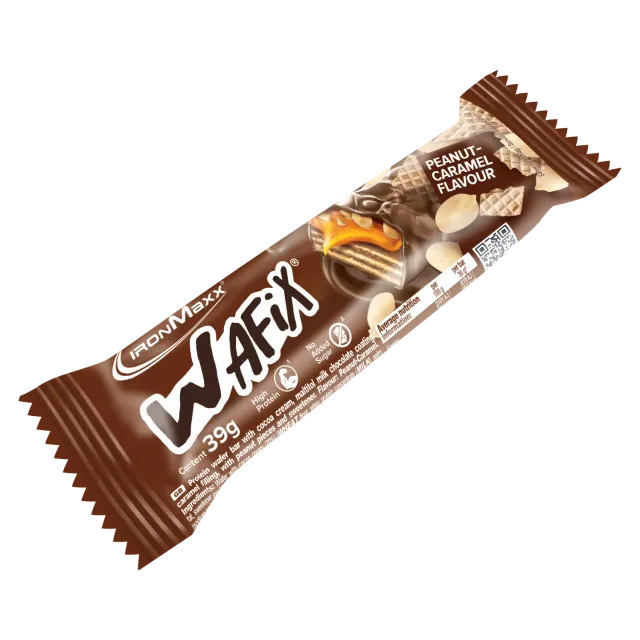 IronMaxx Wafix Proteinriegel 39g Peanut Caramel Low Sugar