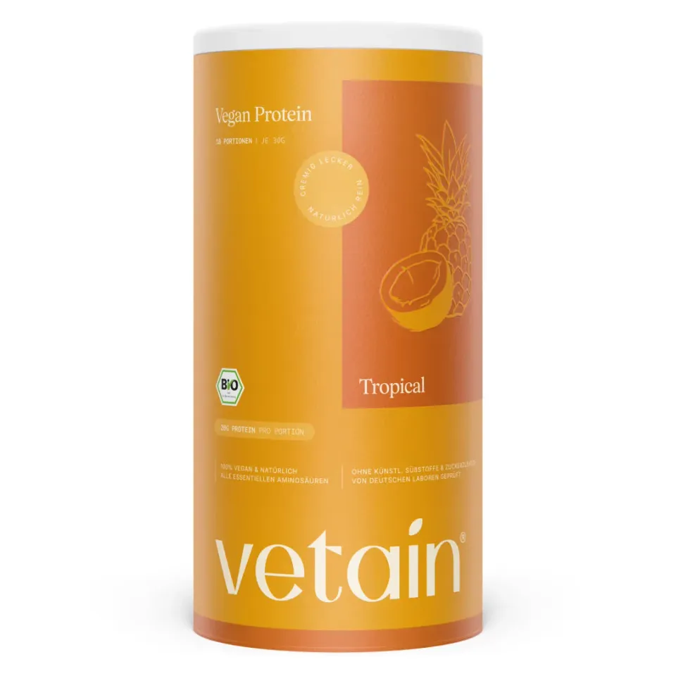 Vetain Vegan Protein Tropical 540g Bio
