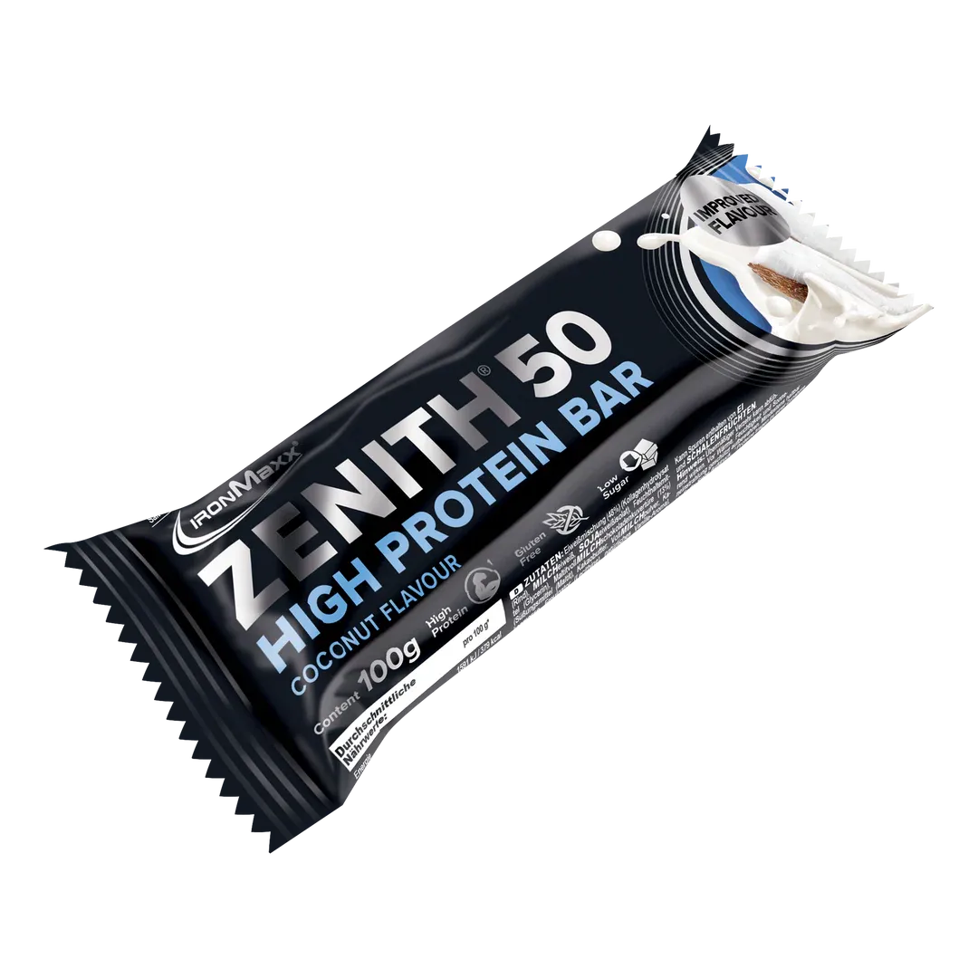 IronMaxx Zenith 50 Proteinriegel Kokos 12x100g