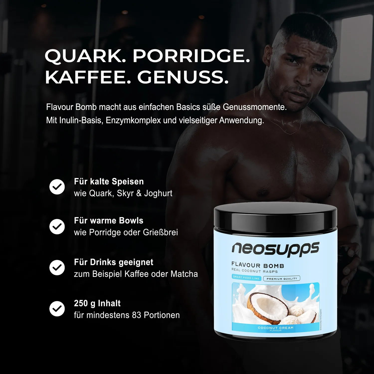 Neosupps Flavour Bomb Coconut Cream Geschmackspulver 250g