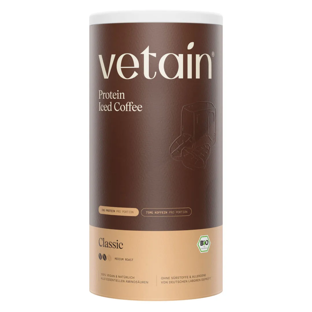 VETAIN Vegan Protein Vanille 600g BIO cremig