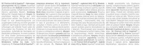 GymBeam Superba2 Krillöl Kapseln 60 Kapseln EPA DHA
