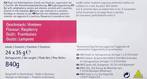 Inkospor Active Crunchy Riegel Himbeere 24x35g