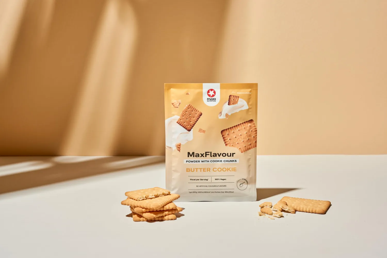 MaxiNutrition MaxFlavour Butter Cookie Geschmackspulver 12x30g