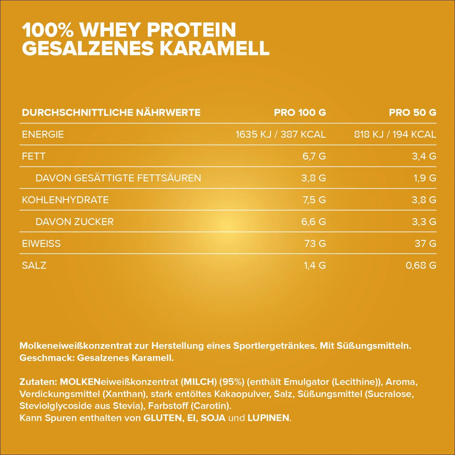 IronMaxx 100% Whey Protein Salted Caramel 500g