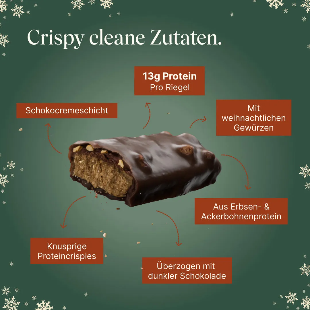 Vetain Crispy Vegan Proteinriegel Gingerbread