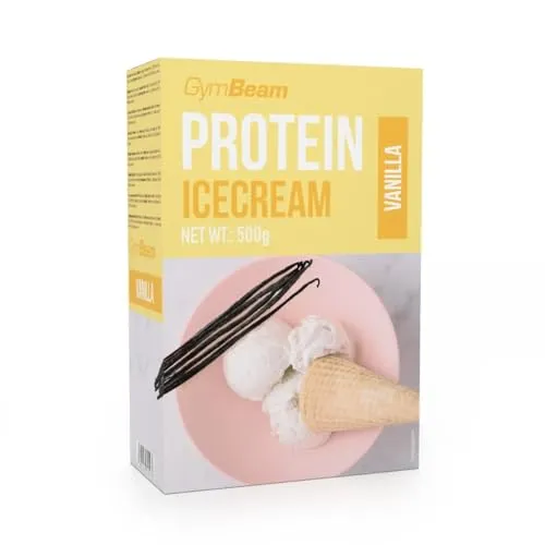 GymBeam Protein-Eiscreme Eispulver Erdbeere 500 g High Protein