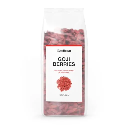 GymBeam Gojibeeren getrocknet 500 g Ballaststoffe