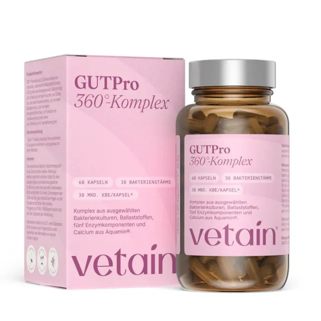 VETAIN GUTPro 360° Komplex Kapseln 60 Stk Darm