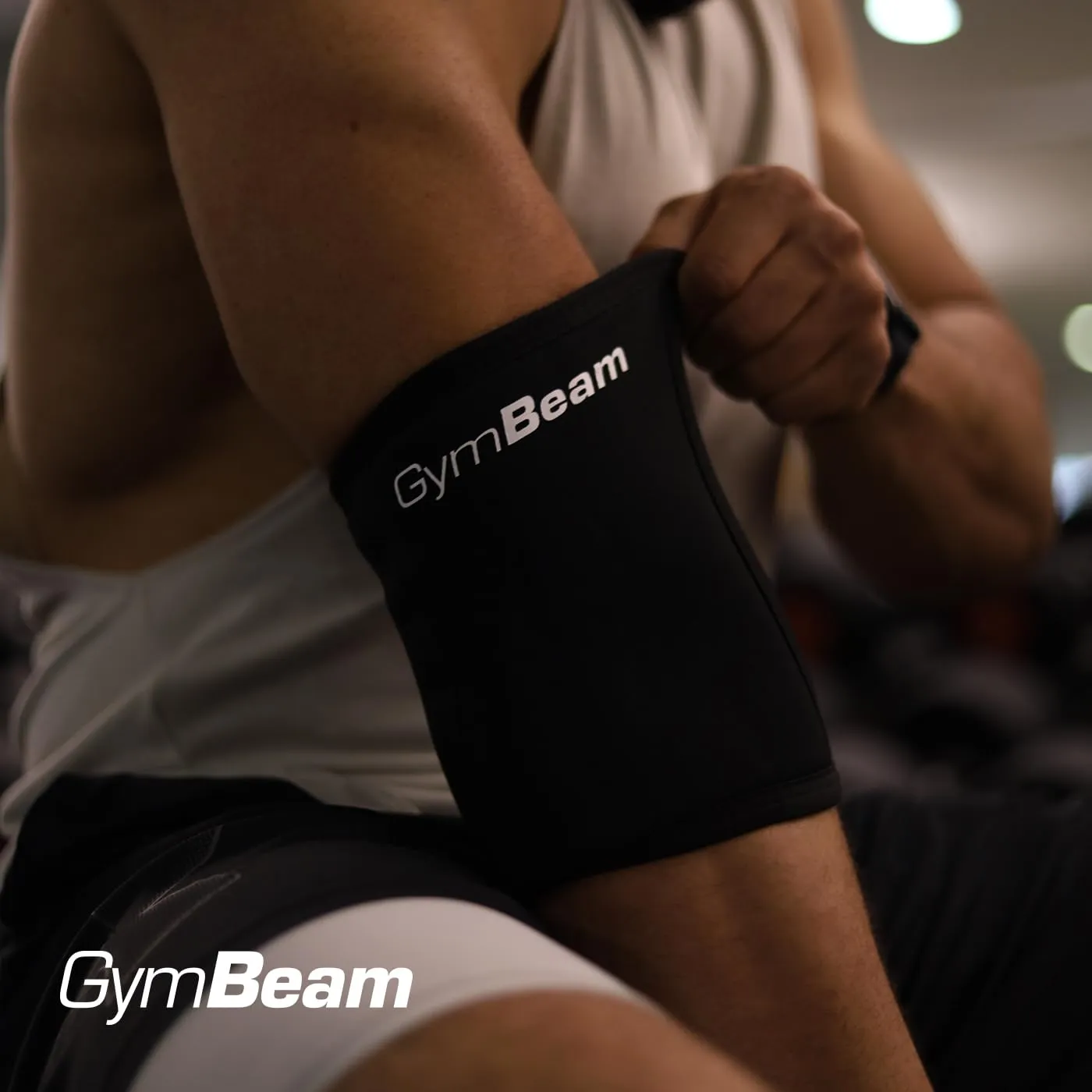 GymBeam Ellenbogenbandage Neopren Größe S stabil
