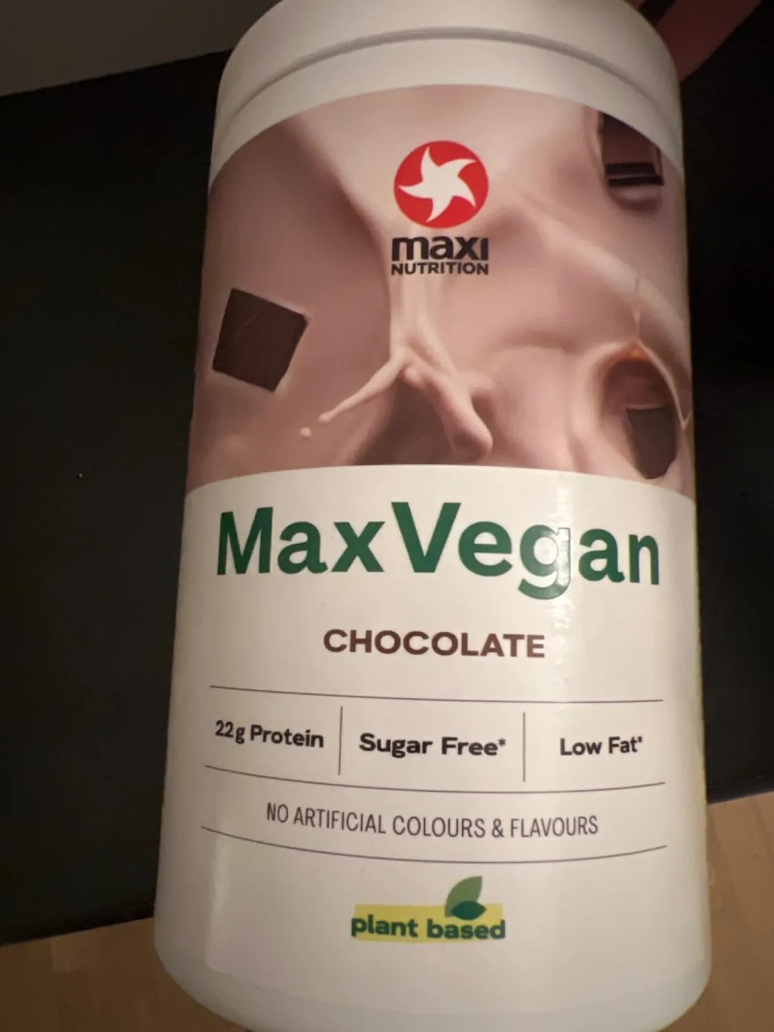 MaxiNutrition MaxVegan Protein Schoko 420g 22g Eiweiß