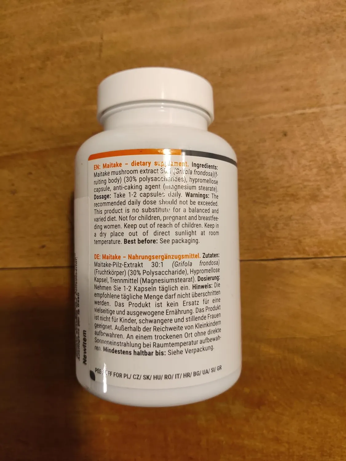 GymBeam Maitake Kapseln Grifola Frondosa Polysaccharide