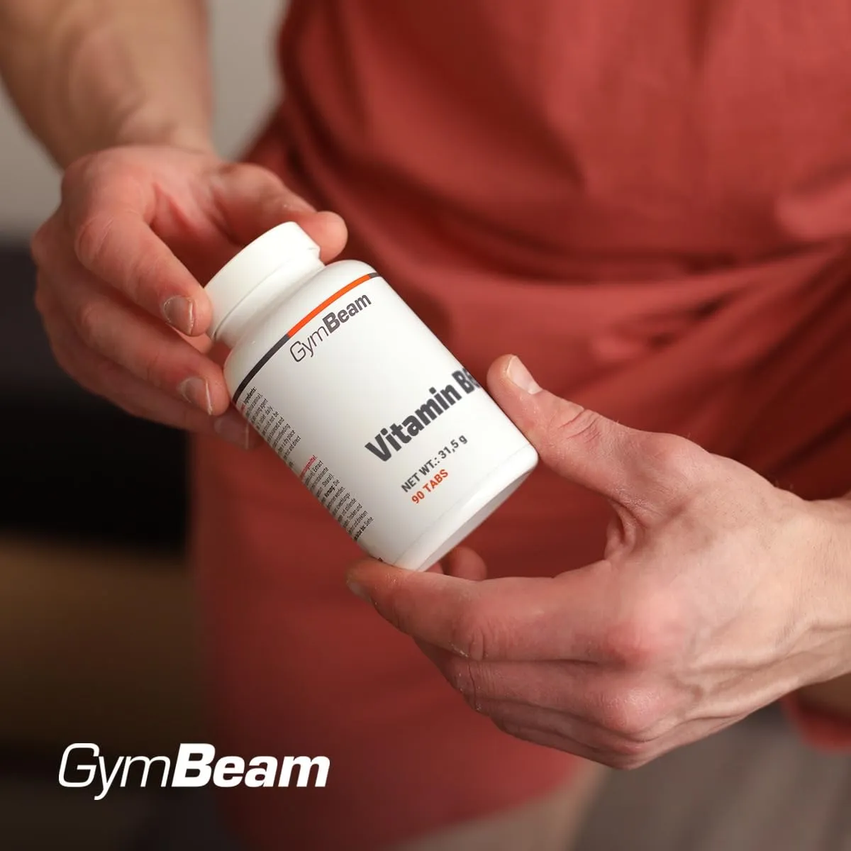 GymBeam Vitamin B6 Kapseln 90 Stück für Nerven