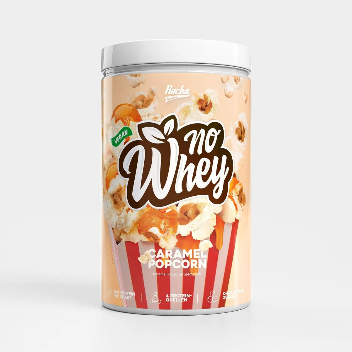 Rocka Nutrition Protein Shake veganes Proteinpulver 900g cremig