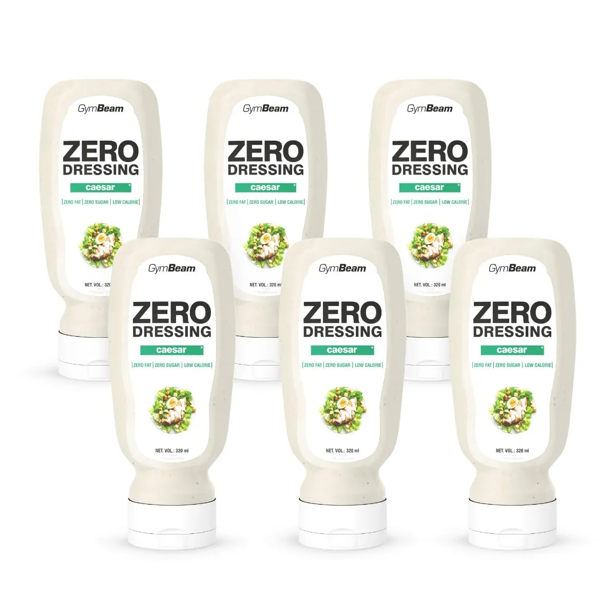 GymBeam ZERO Caesar Dressing 3x320 ml vegan