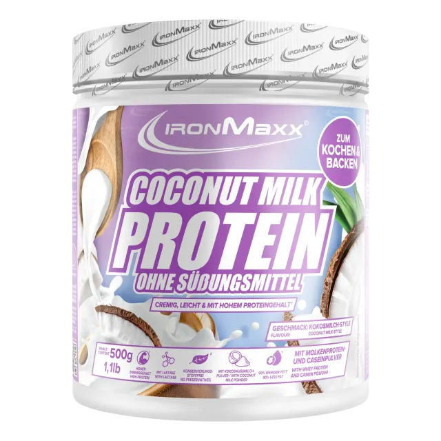 IronMaxx Coconut Milk Protein Dose Pulver 500g Kokosmilch