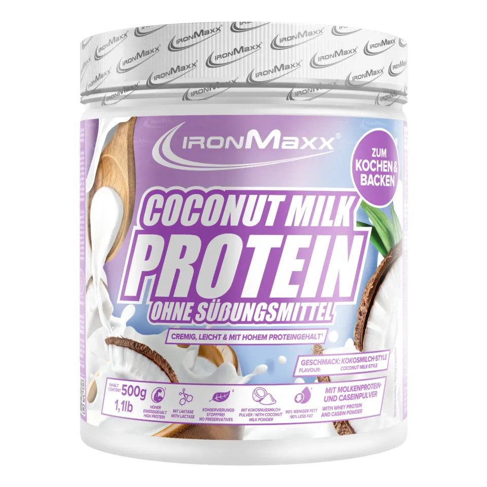IronMaxx Coconut Milk Protein Dose Pulver 500g Kokosmilch