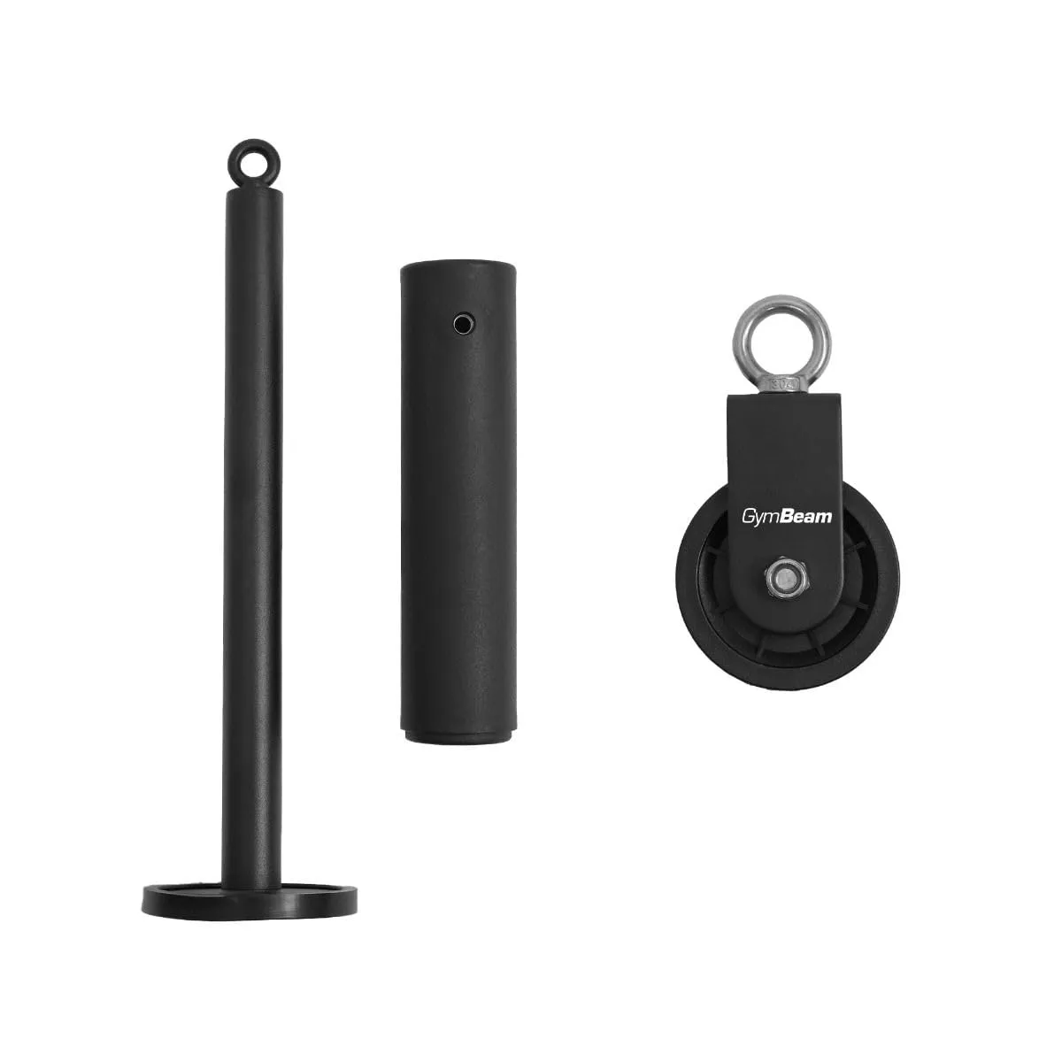 GymBeam Pulley System Kabelzug Fitnessgerät 150 kg 2+3 m