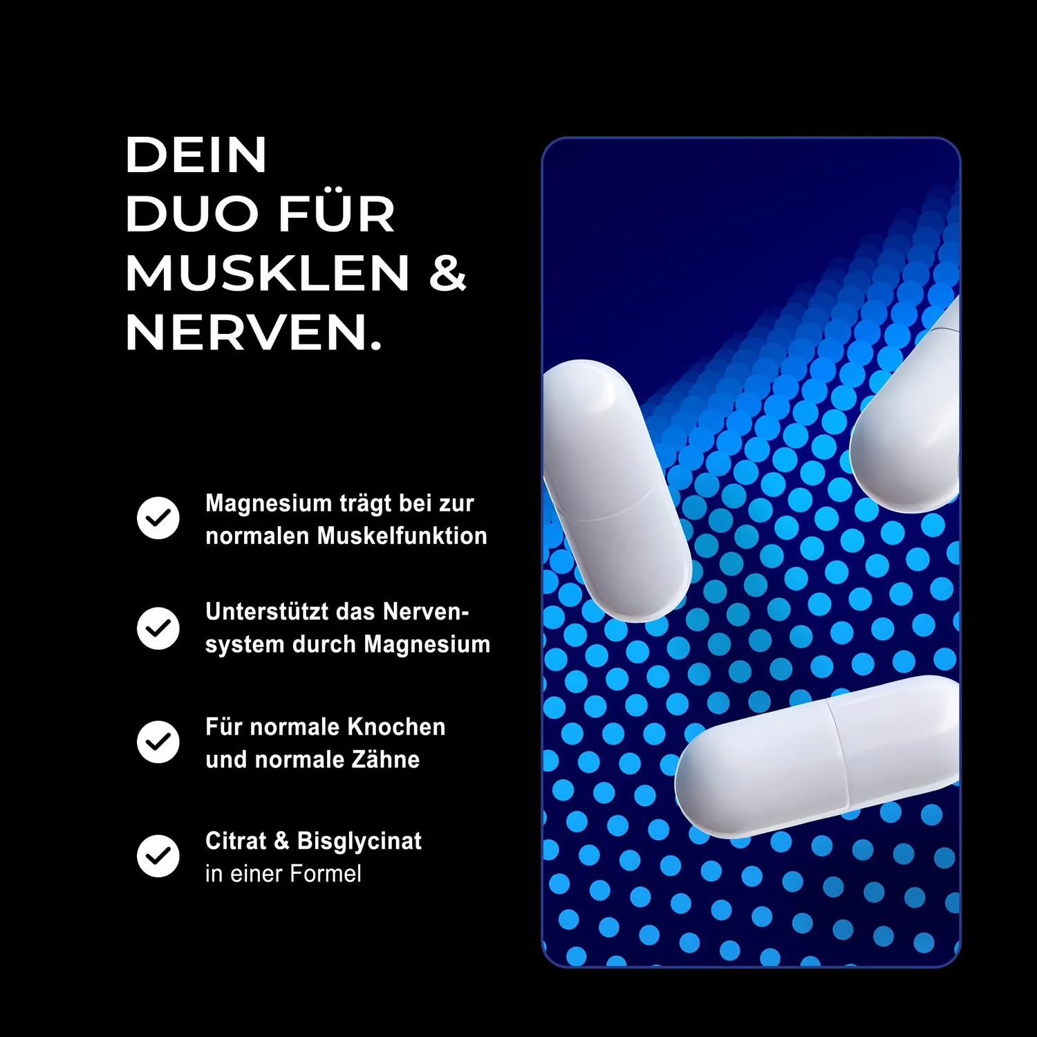 Neosupps Magnesium Duo Kapseln 360 Stk hochdosiert