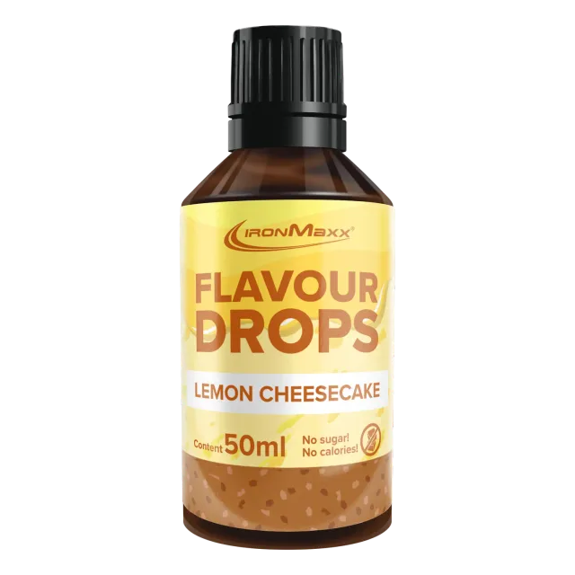 IronMaxx Flavour Drops Lemon-Cheesecake 50 ml vegan