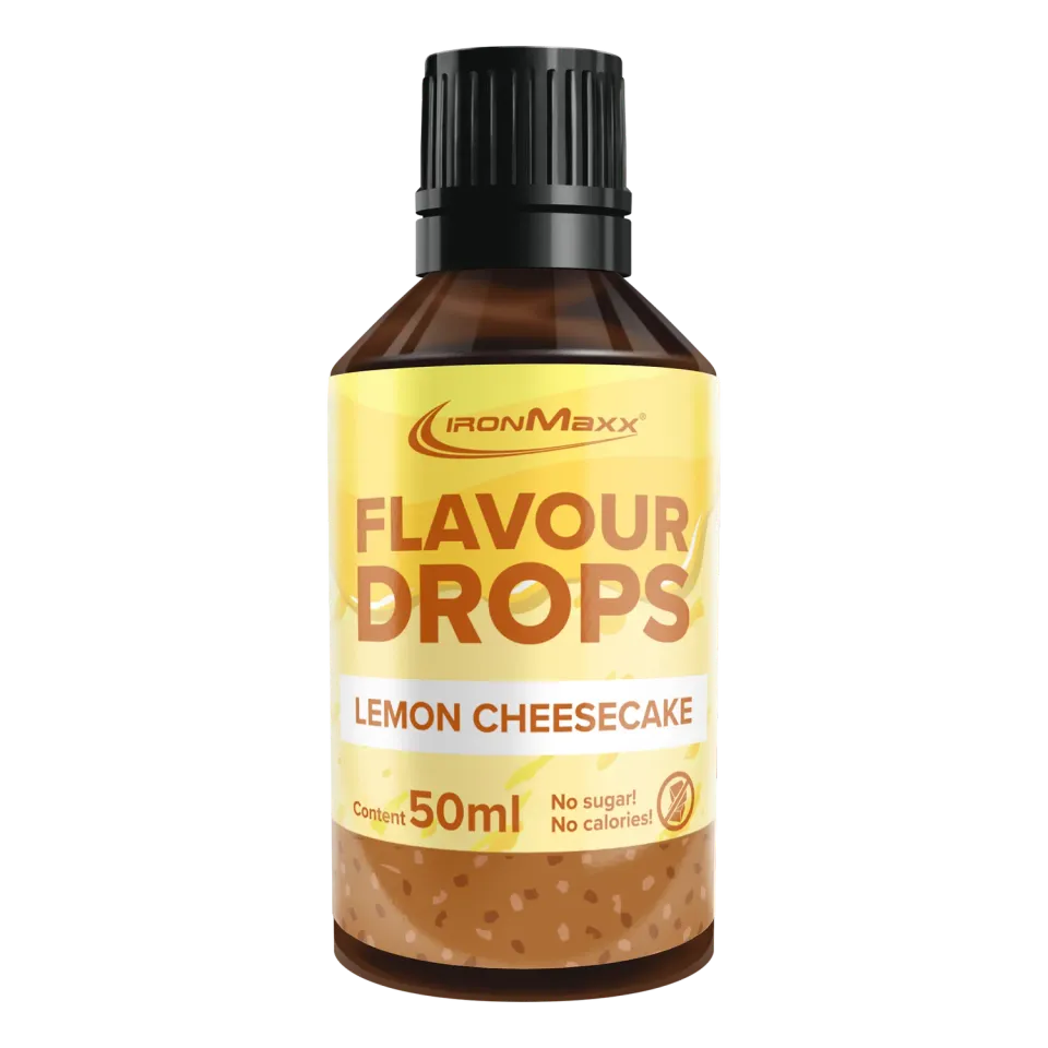 IronMaxx Flavour Drops Lemon-Cheesecake 50 ml vegan