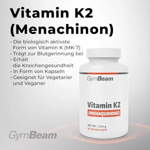 GymBeam Vitamin K2 MK-7 Kapseln 90 Caps vegan
