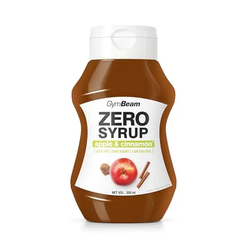 GymBeam Zero Syrup Apfel Zimt 350 ml kalorienarm
