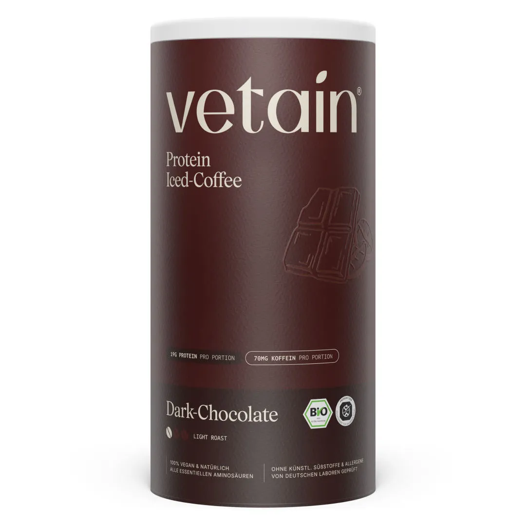 VETAIN Vegan Protein Pulver Iced Coffee 540 g bio