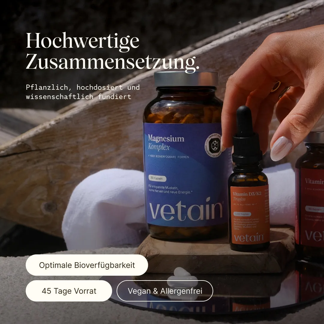 Vetain Magnesium-Komplex Kapseln 180 Kapseln multisalz