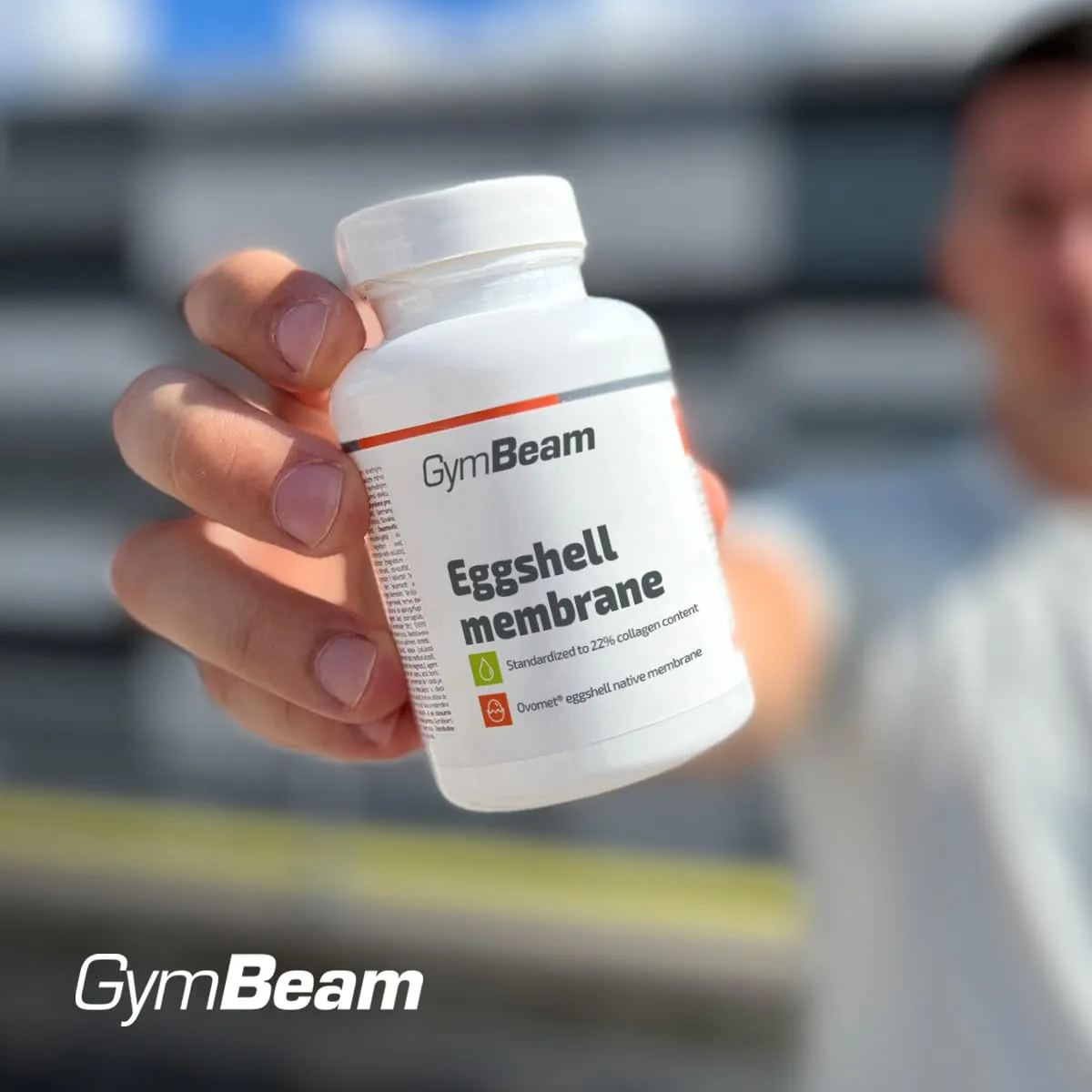 GymBeam Eierschalenmembran Kollagen Kapseln 60 Caps 500 mg