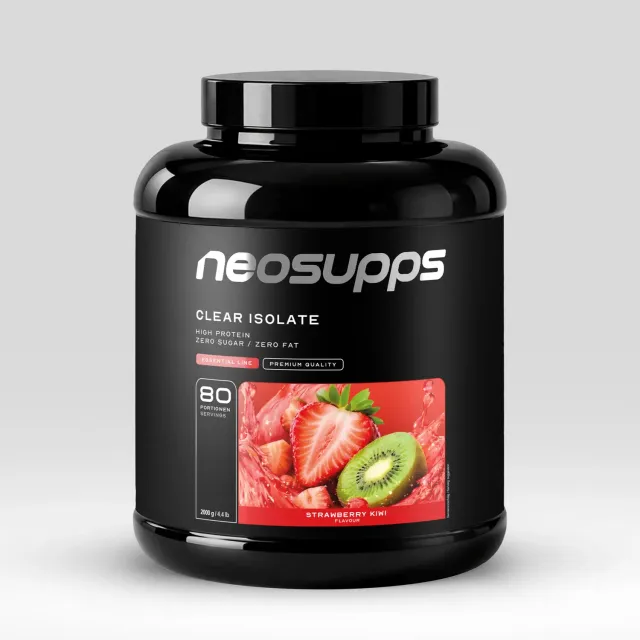 Neosupps Clear Isolate Protein 2000g Strawberry-Kiwi